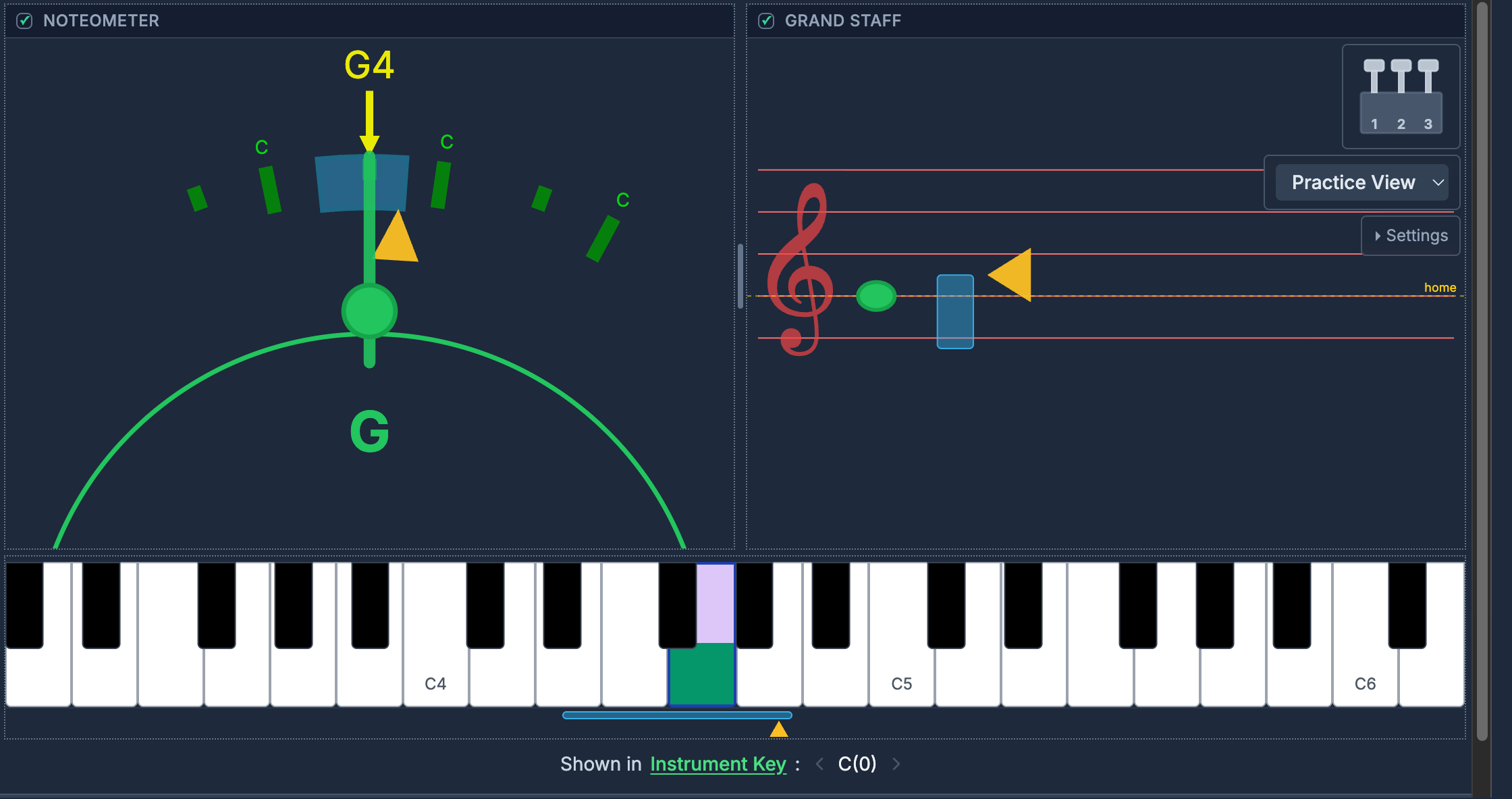 See What You Play: Practice View